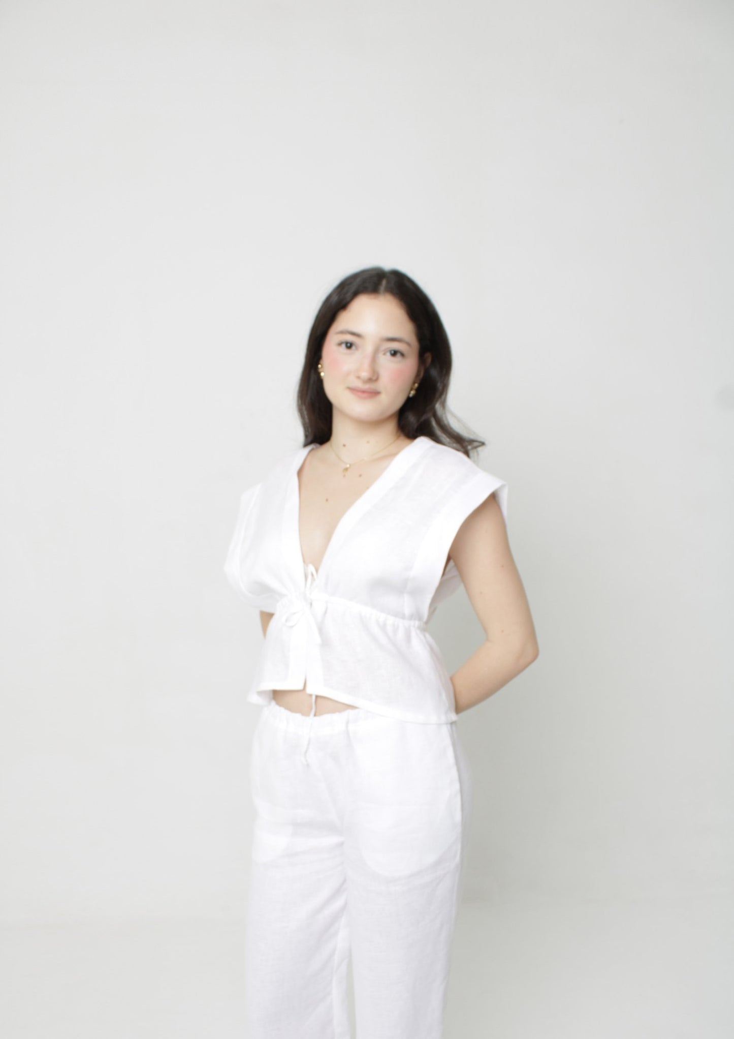 Linen Co-ord PDF Bundle — Millie & Eloise — Pants & Top Sewing Patterns — Friedlies