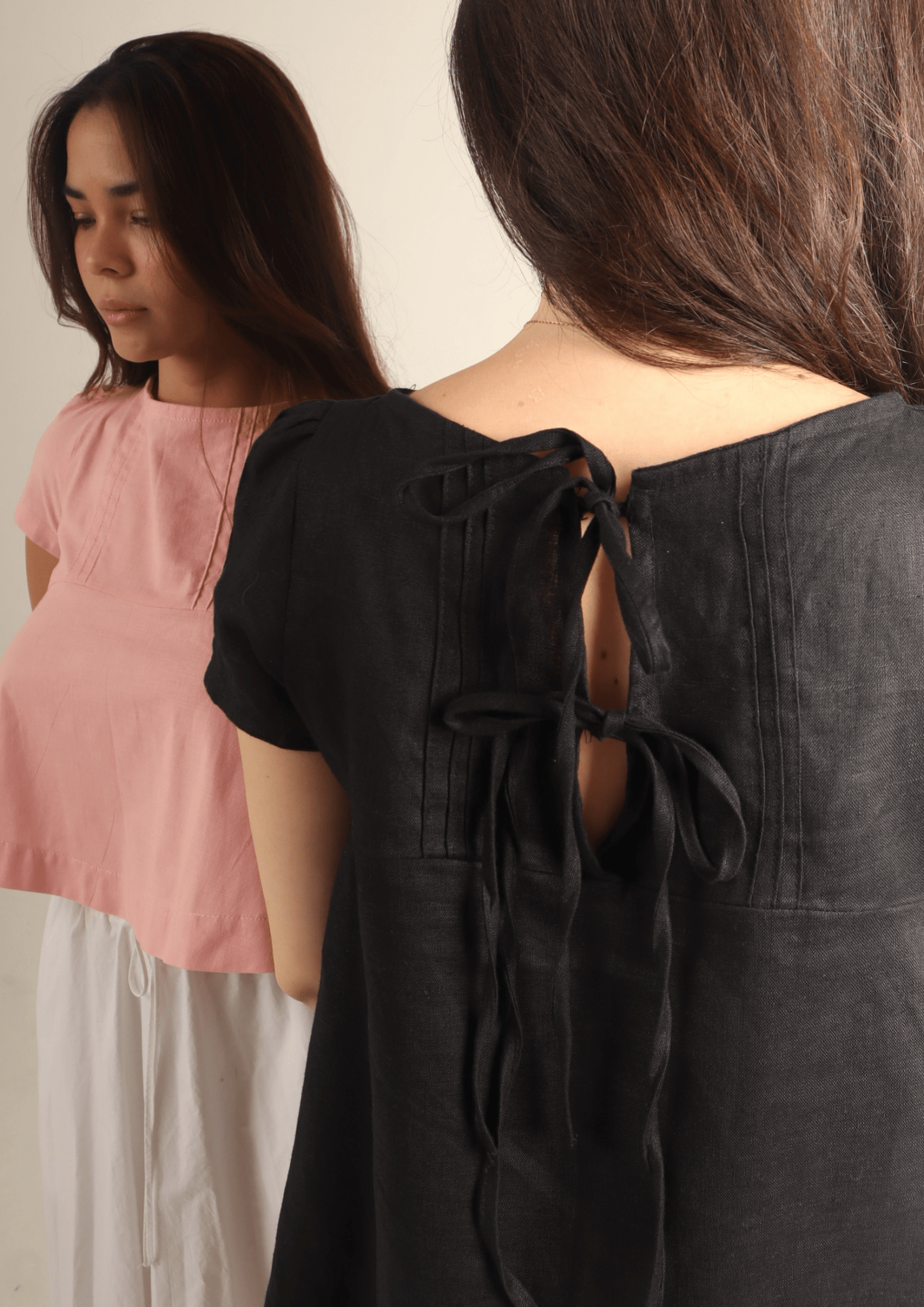 Reversible Top & Dress PDF Sewing Pattern — Flora — Relaxed Fit with Back Ties — Friedlies