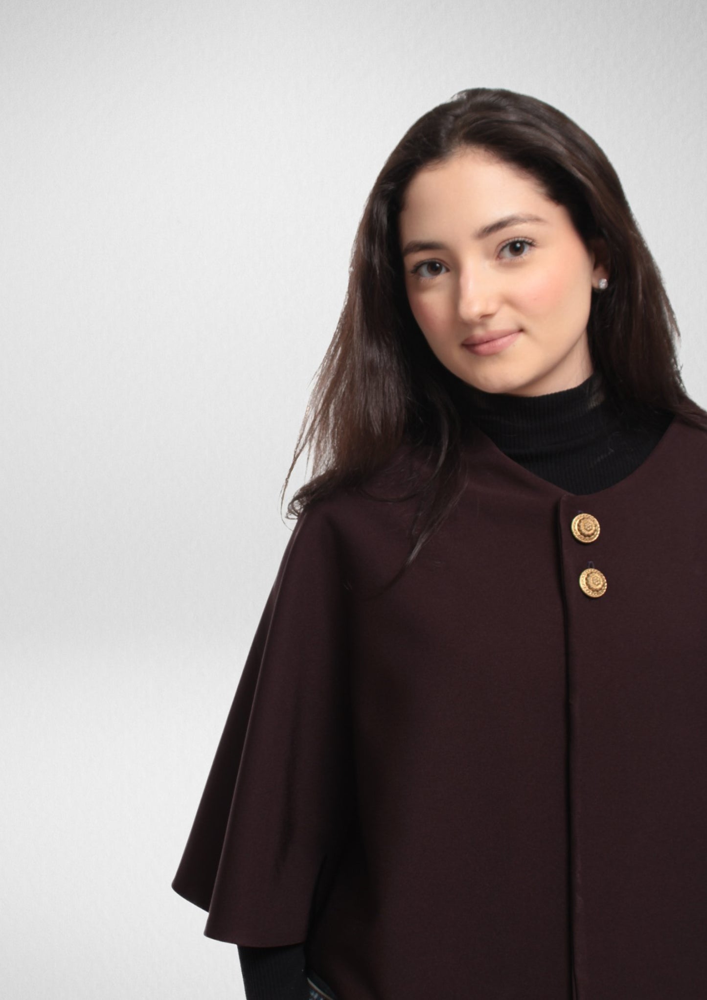 Button Front Cape PDF Sewing Pattern — Scarlett — Short Capelet — Friedlies
