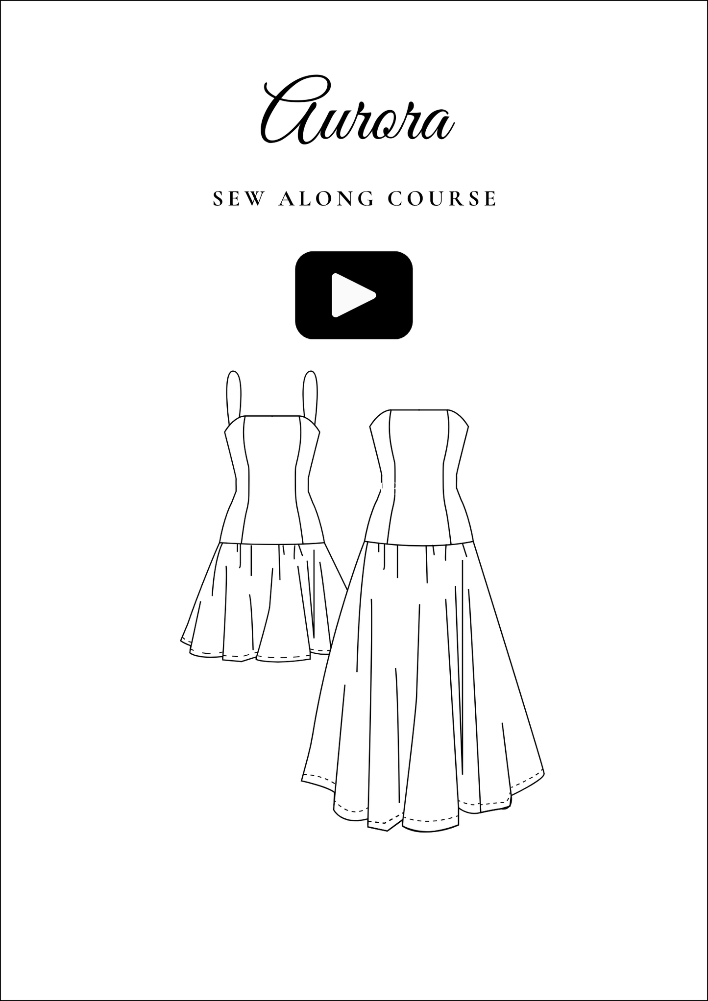 Learn to Sew a Maxi Dress — Aurora Sew Along Course + Pattern PDF — Friedlies