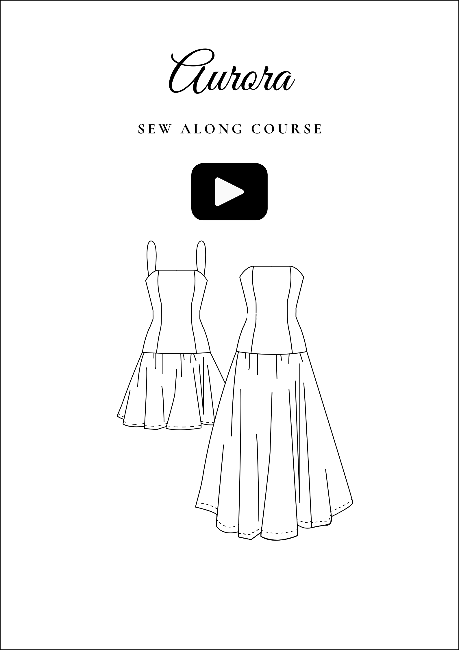 Learn to Sew a Maxi Dress — Aurora Sew Along Course + Pattern PDF — Friedlies