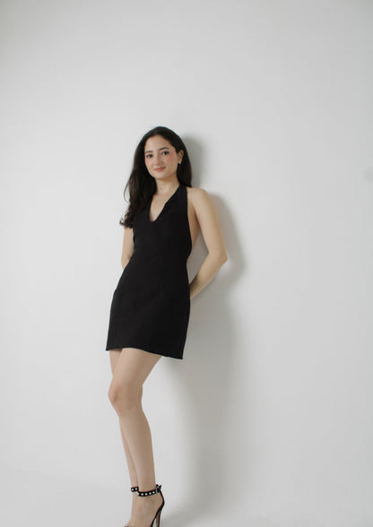 Backless V-Neck Mini Dress PDF Sewing Pattern — Adrianna — Friedlies