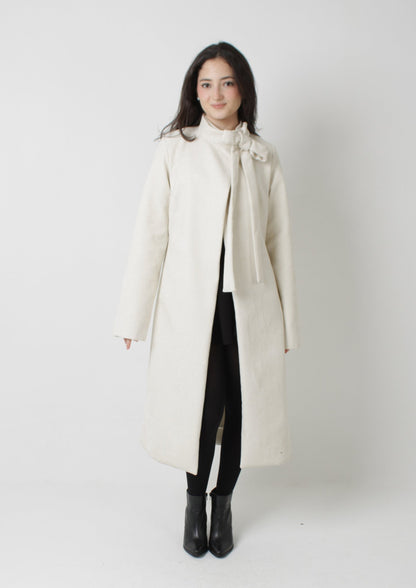 Long-Sleeve Coat with Bow PDF Sewing Pattern — Giselle — Classic Style — Friedlies