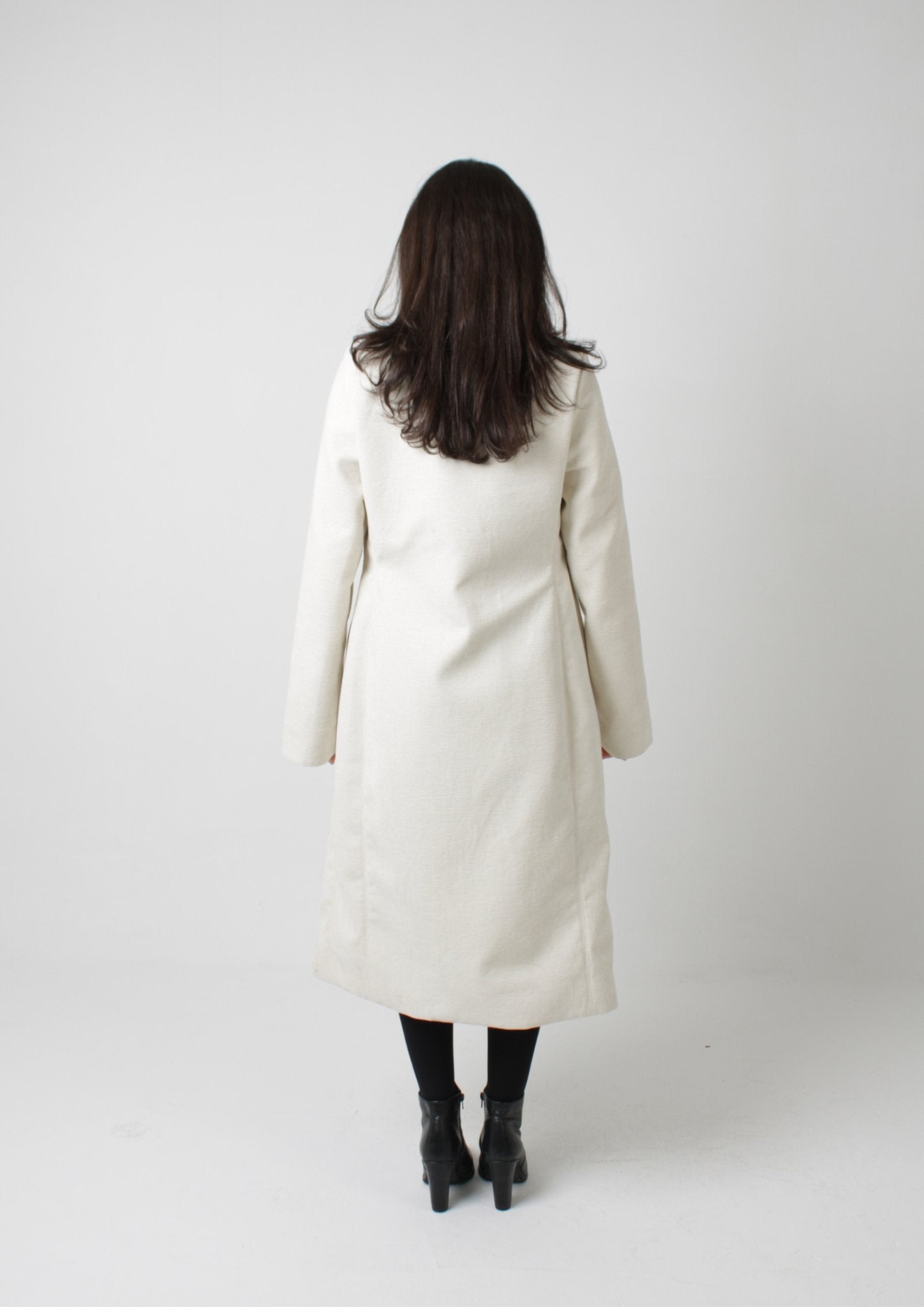 Long-Sleeve Coat with Bow PDF Sewing Pattern — Giselle — Classic Style — Friedlies