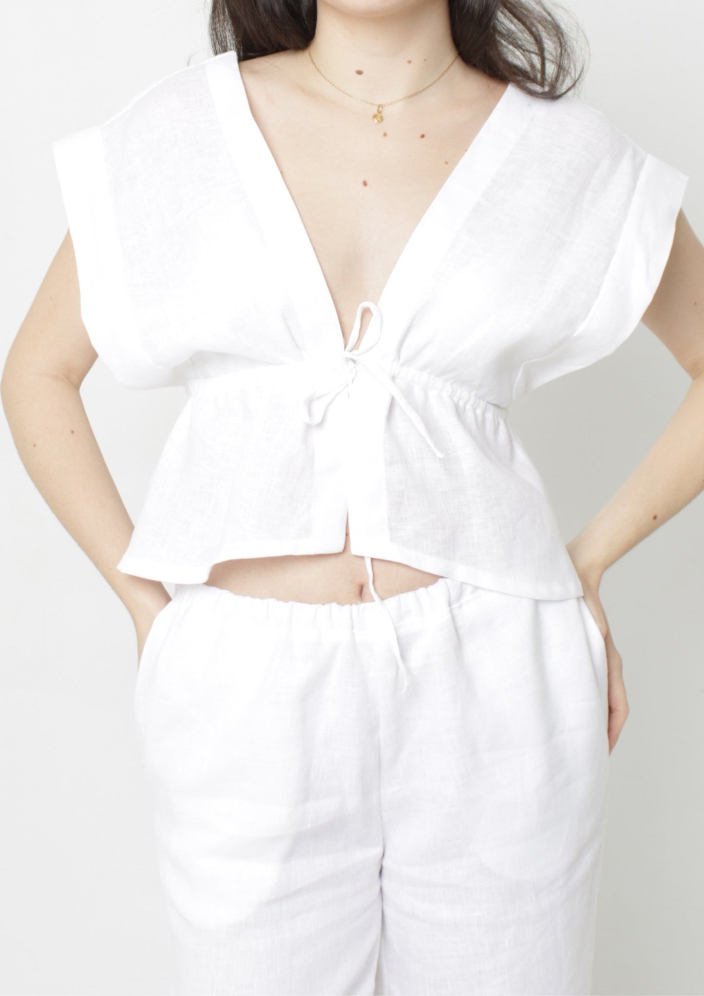 Linen Co-ord PDF Bundle — Millie & Eloise — Pants & Top Sewing Patterns — Friedlies