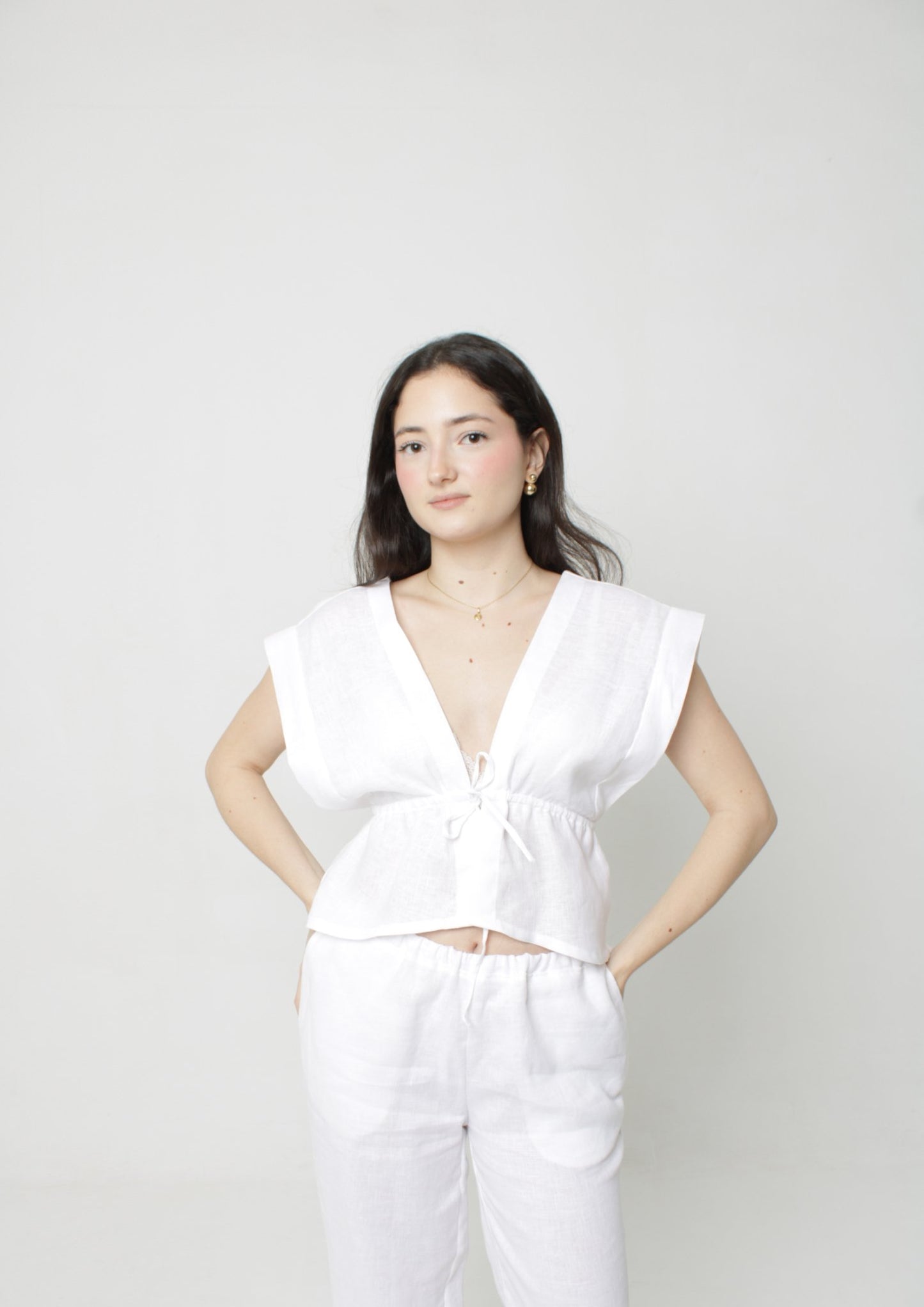 Linen Co-ord PDF Bundle — Millie & Eloise — Pants & Top Sewing Patterns — Friedlies