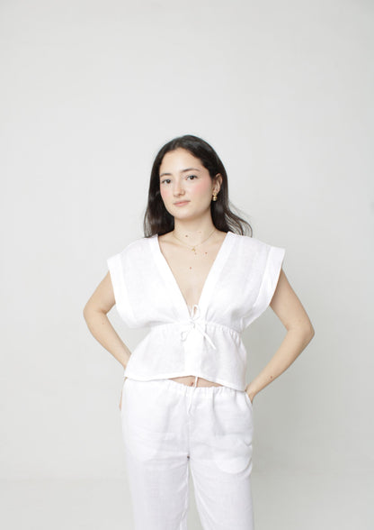 Linen Co-ord PDF Bundle — Millie & Eloise — Pants & Top Sewing Patterns — Friedlies