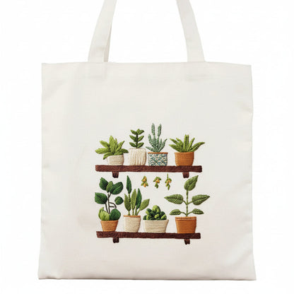 Embroidered Bag Kit - Plant Shelf - Friedlies
