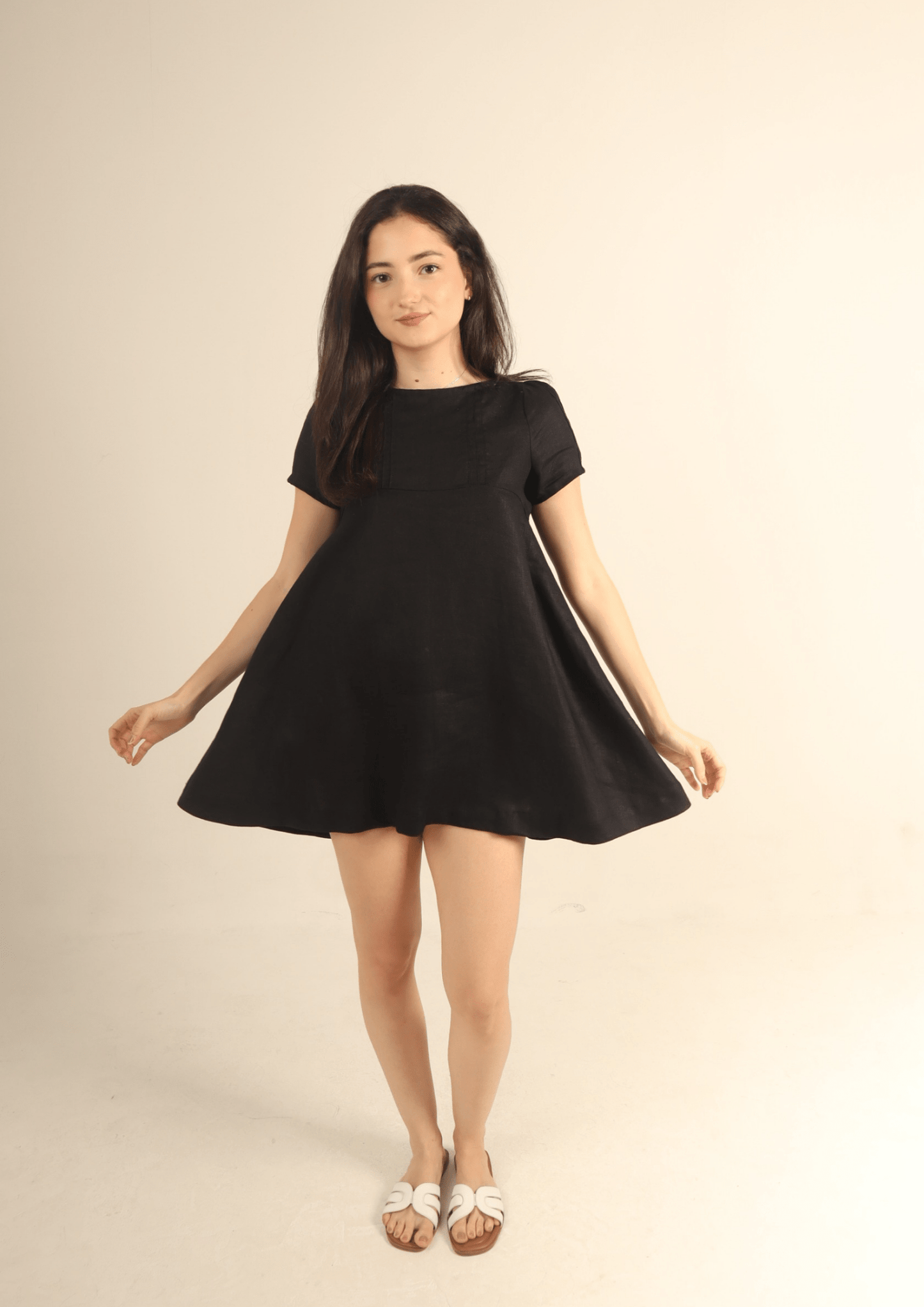 Reversible Top & Dress PDF Sewing Pattern — Flora — Relaxed Fit with Back Ties — Friedlies