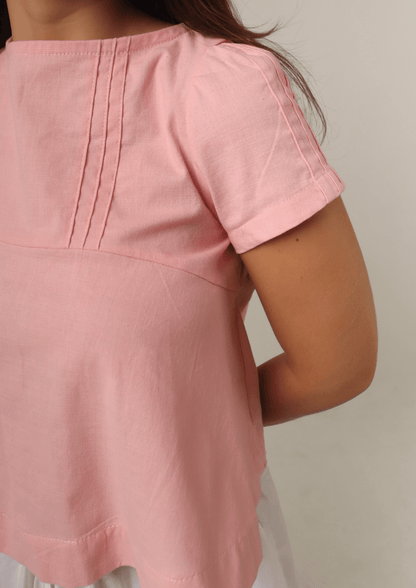 Reversible Top & Dress PDF Sewing Pattern — Flora — Relaxed Fit with Back Ties — Friedlies