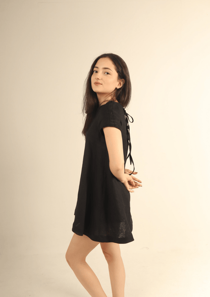 Reversible Top & Dress PDF Sewing Pattern — Flora — Relaxed Fit with Back Ties — Friedlies
