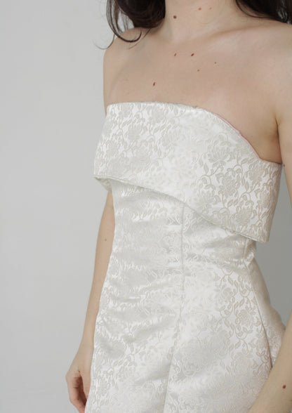 Hourglass Bandeau Strapless Mini Dress PDF Sewing Pattern — Lily — Friedlies