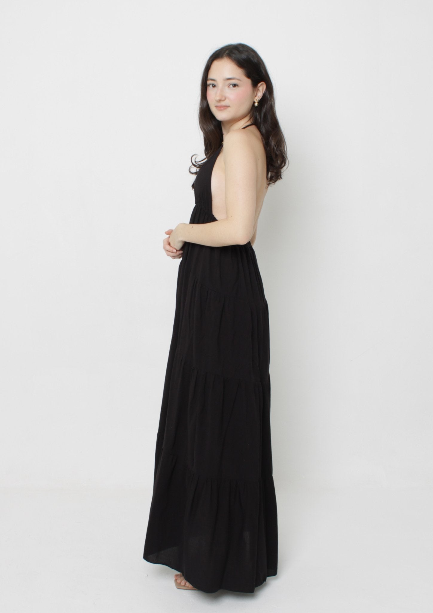 Layered Maxi Dress PDF Sewing Pattern — Juliette — Romantic Style — Friedlies