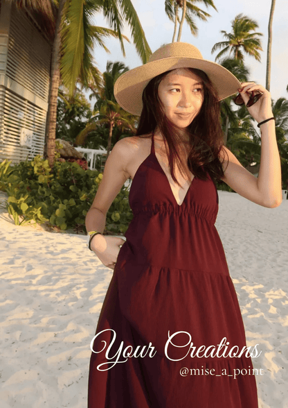 Layered Maxi Dress PDF Sewing Pattern — Juliette — Romantic Style — Friedlies