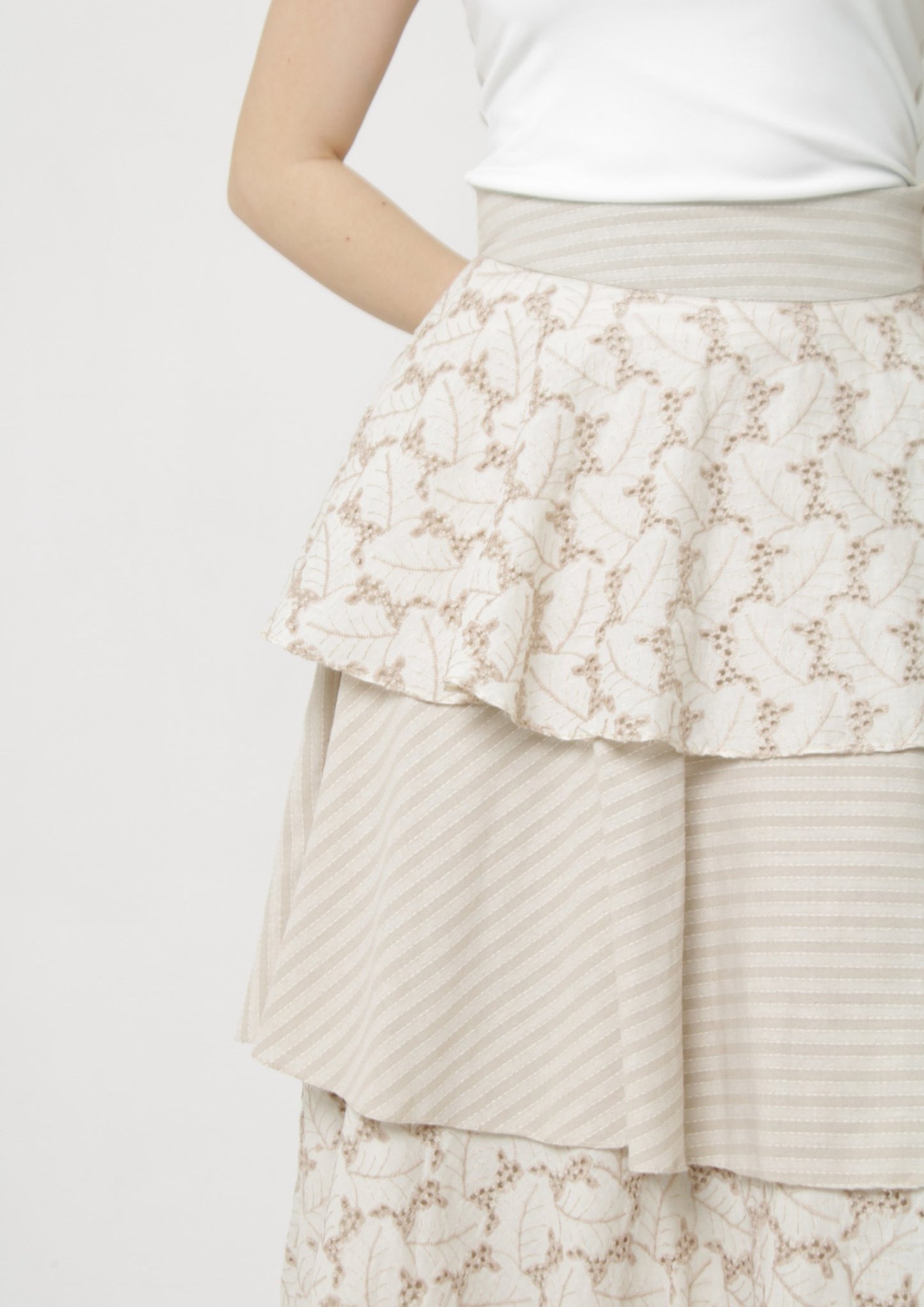 Layered Maxi Skirt PDF Sewing Pattern — Daphne — Boho Summer Style — Friedlies