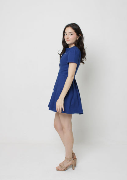 Pleated Midi Dress PDF Sewing Pattern — Francesca — Elegant Style — Friedlies
