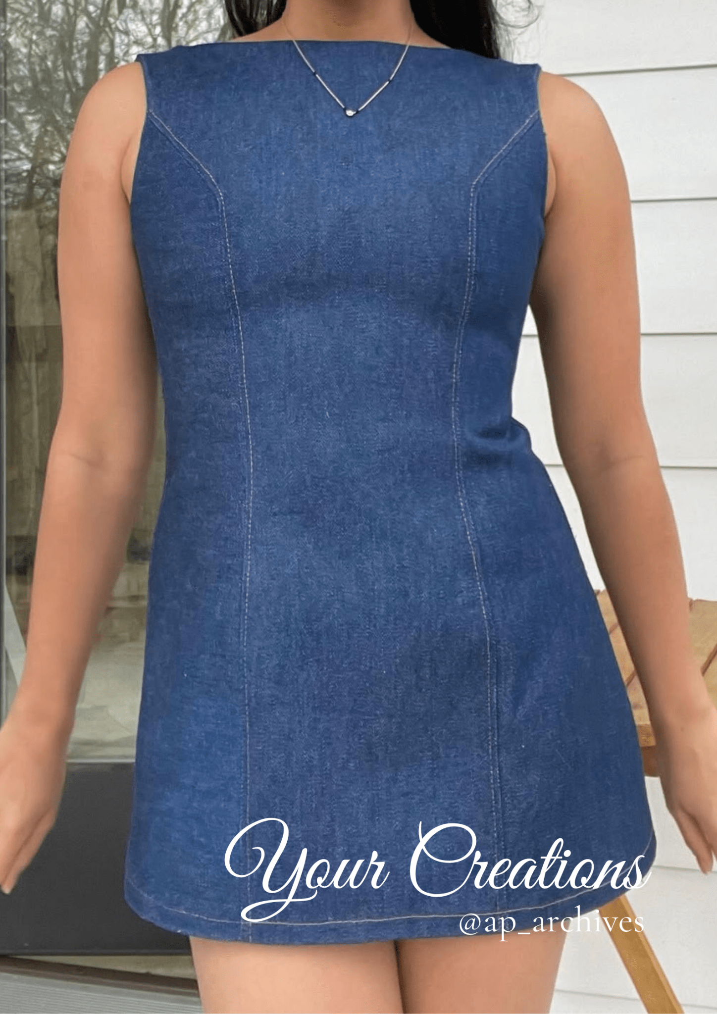 Easy Pocket Dress PDF Sewing Pattern — Penelope — Everyday Style — Friedlies