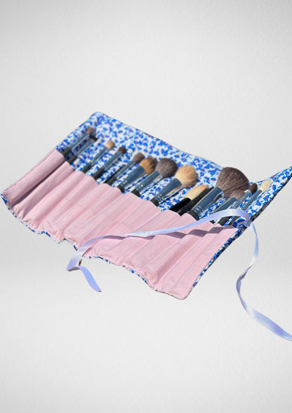 Fabric Brush Roll PDF Sewing Pattern — DIY Makeup Organiser — Friedlies
