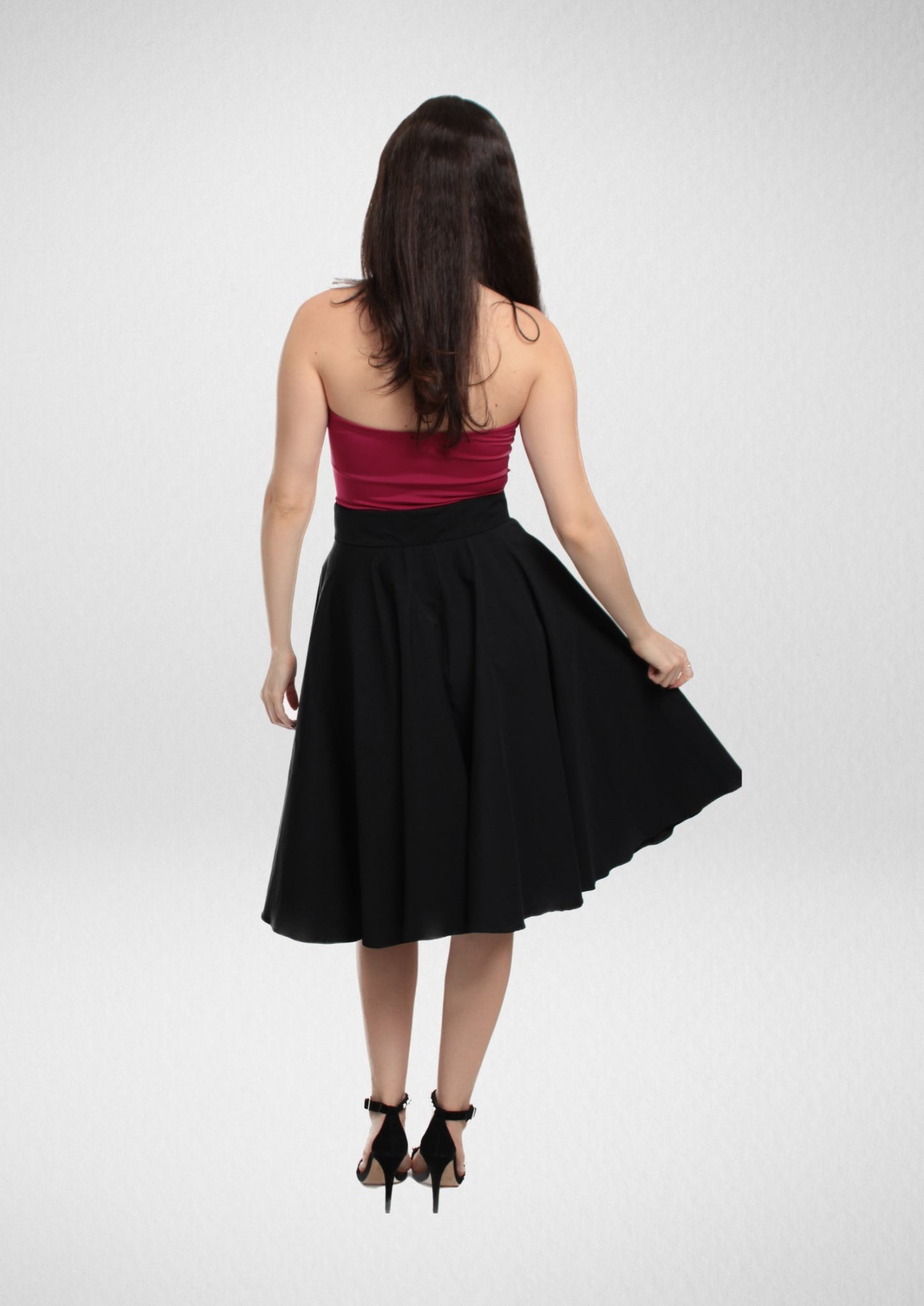 Circle Skirt PDF Sewing Pattern — Olivia — Vintage Full Skirt Style — Friedlies