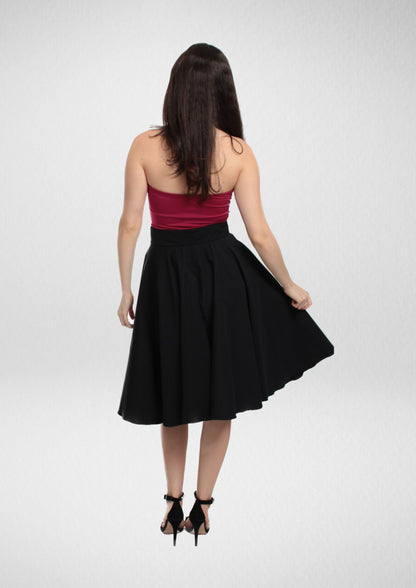 Circle Skirt PDF Sewing Pattern — Olivia — Vintage Full Skirt Style — Friedlies