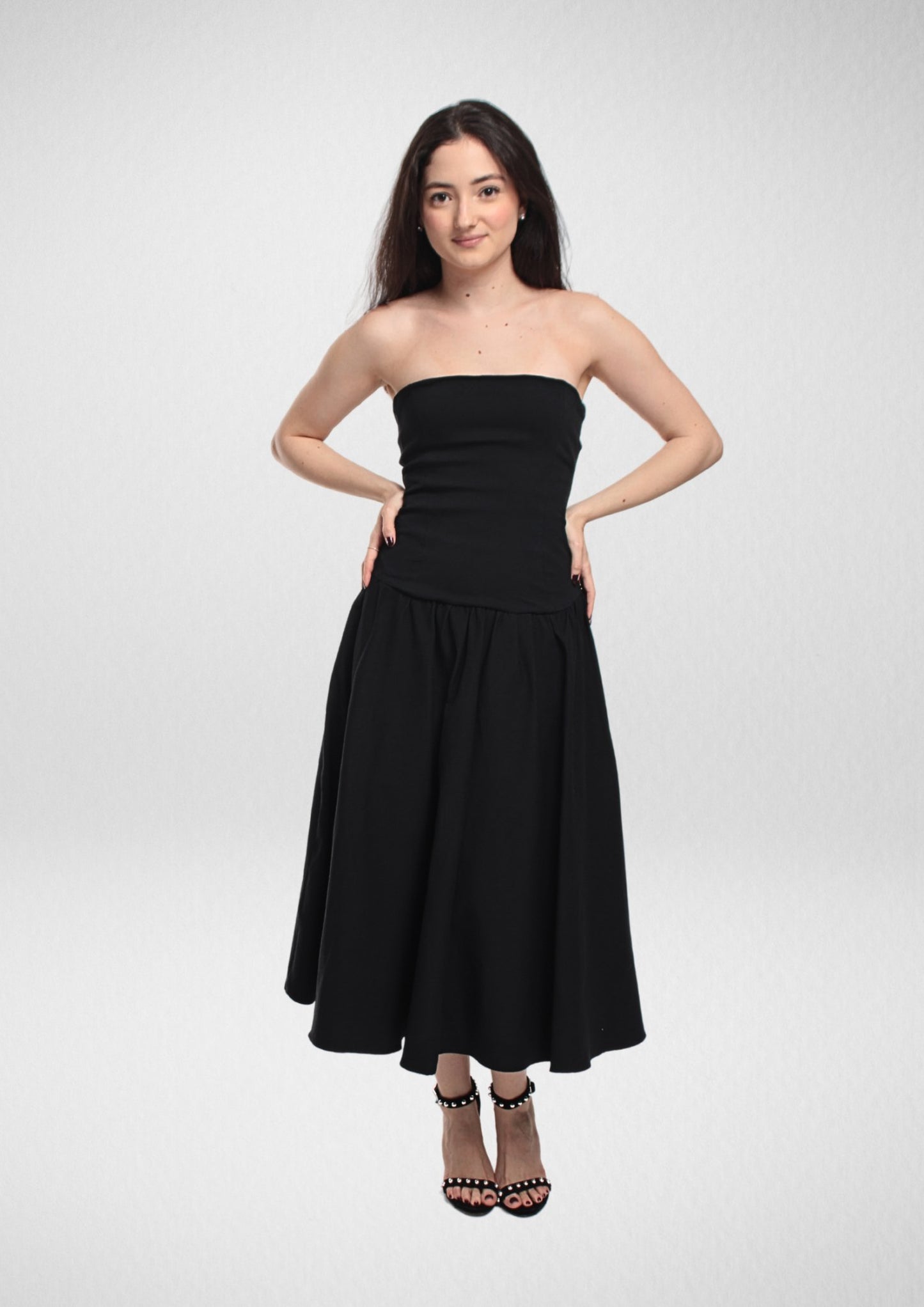 Dropped Waist Dress PDF Sewing Pattern — Aurora — Mini & Maxi Style — Friedlies