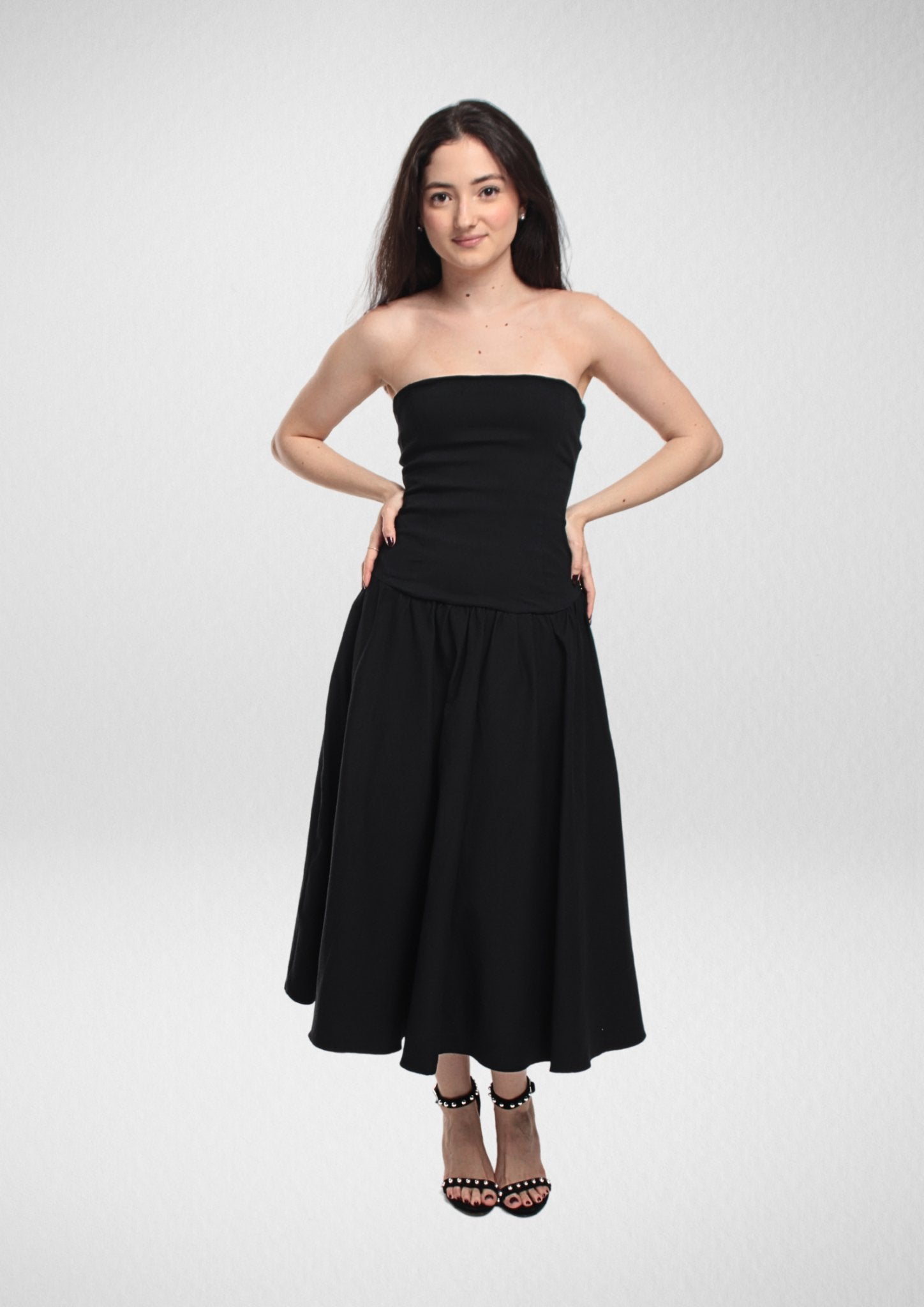 Dropped Waist Dress PDF Sewing Pattern — Aurora — Mini & Maxi Style — Friedlies
