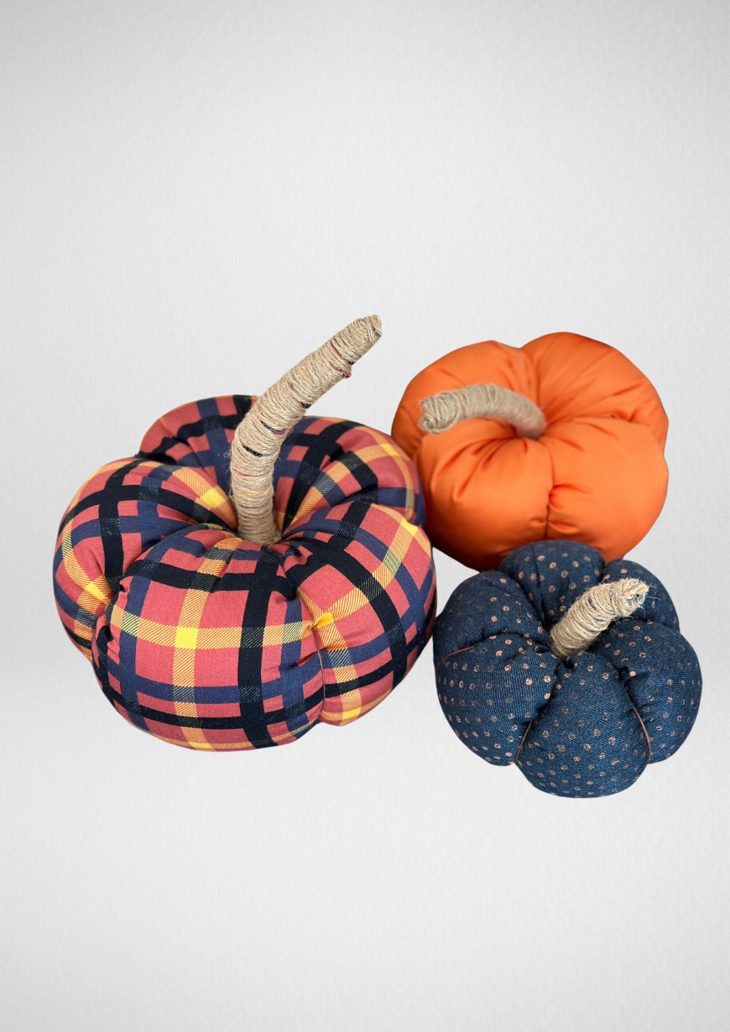 Halloween Stuffed Pumpkin PDF Sewing Pattern — Beginner Fabric Decor — Friedlies