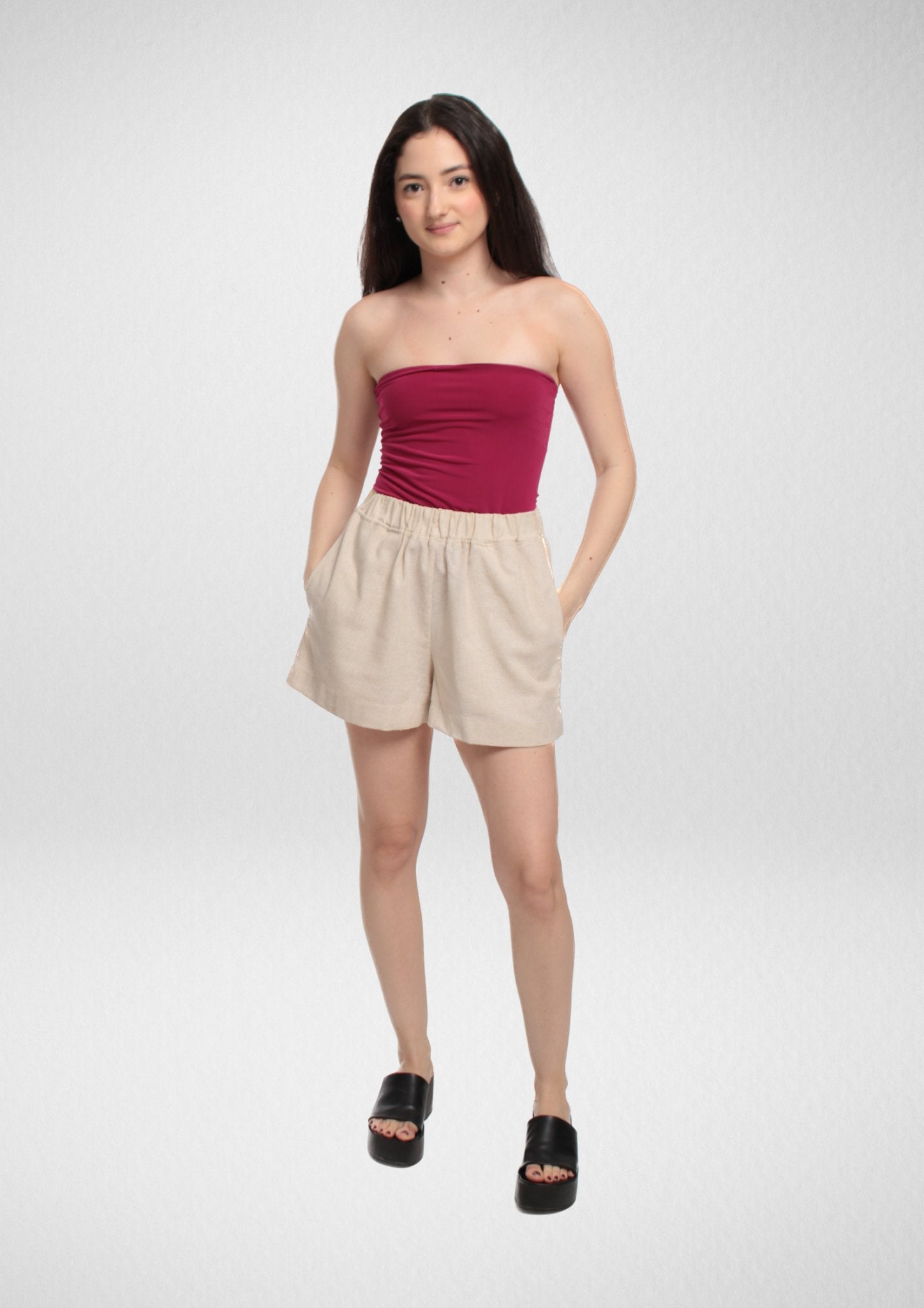 High Waisted Shorts PDF Sewing Pattern — Bella — Summer Style — Friedlies