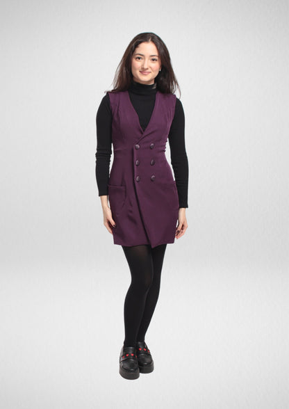 Button-Down Dress with Pockets PDF Sewing Pattern — Rose — Preppy Style — Friedlies