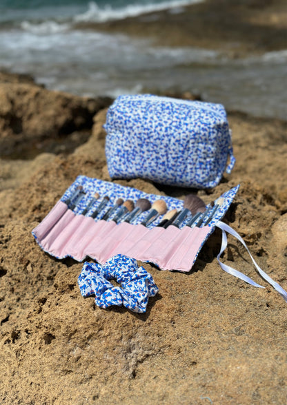 Self Care PDF Bundle — Makeup Bag, Brush Roll & Scrunchie Sewing Patterns — Friedlies
