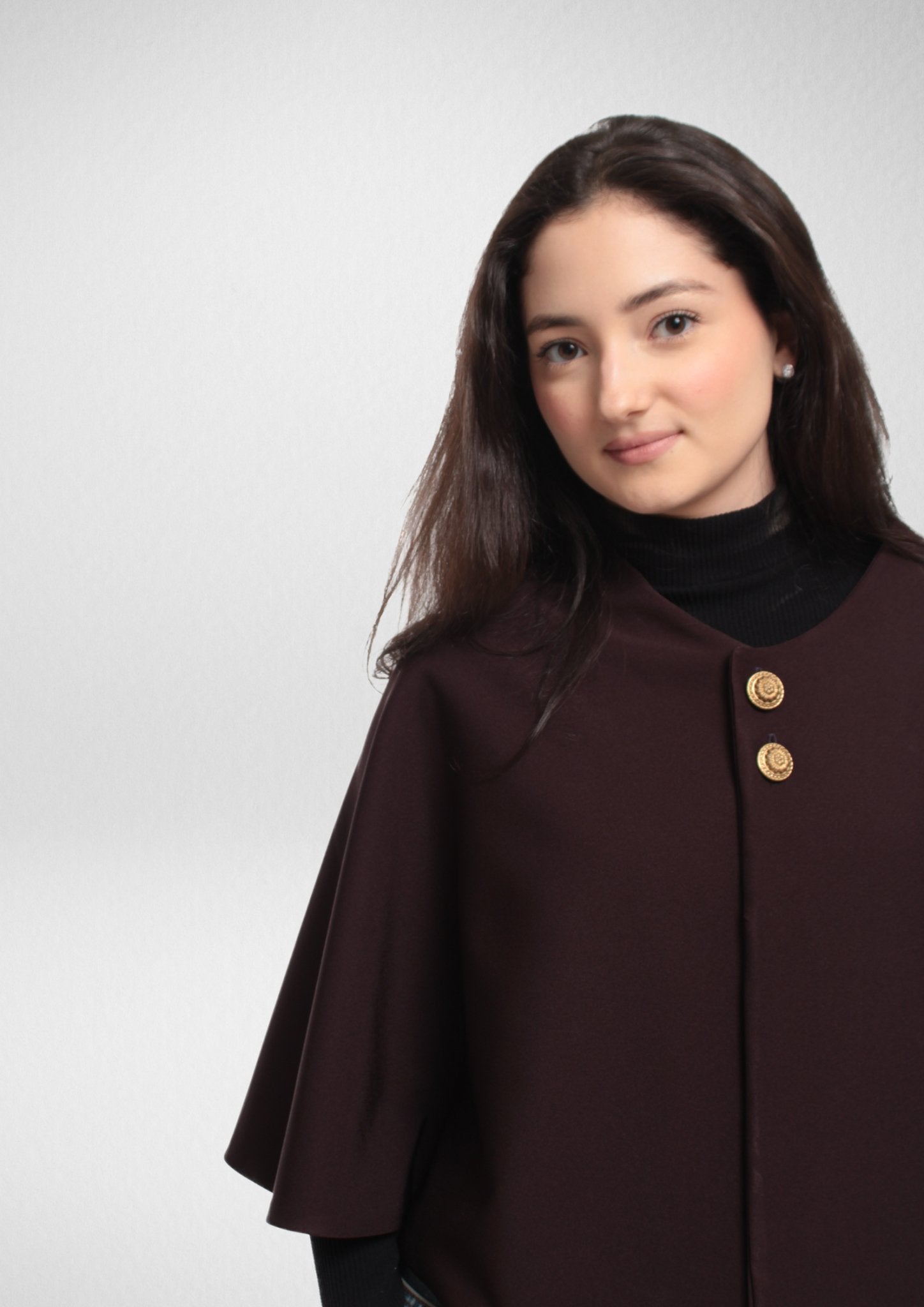 Button Front Cape PDF Sewing Pattern — Scarlett — Short Capelet — Friedlies
